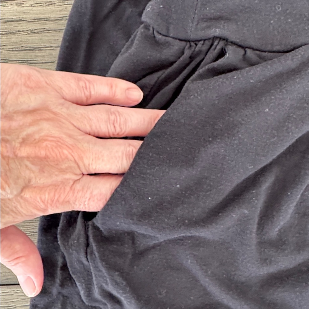 5/$20 Athleta Studio Joggers, black, size Medium Tall. - Picture 3 of 4